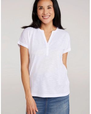 Mountain Warehouse Ladies Skye Slub Quick Dry T-Shirt - White