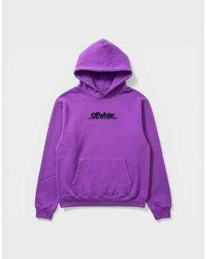 Off-White c/o Virgil Abloh Chunky Logo Slim Hoodie Orchid - Purple