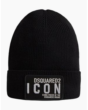 DSquared² Icon Beanie - Black