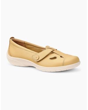 Hotter Nirvana T-Bar Casual Shoes - Natural