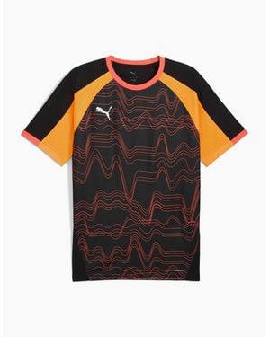 PUMA Individualliga Graphic Jersey T-Shirt - Black
