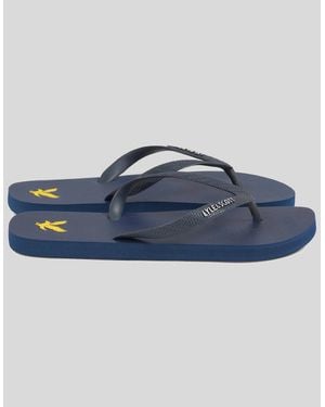 Lyle & Scott Flip Flop - Blue