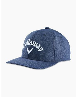 Callaway Apparel Performance Pro Logo Print Arch Lettering Baseball Cap - Blue