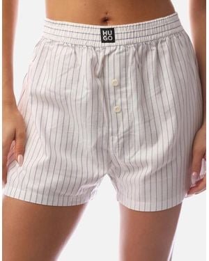BOSS Maia Pyjama Shorts - White