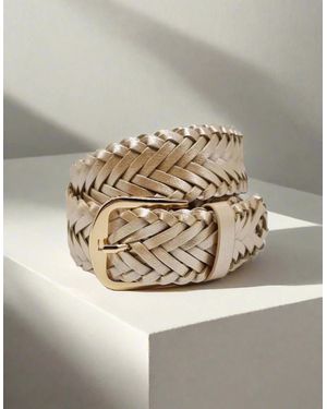 Nooki Design Ashford Woven Belt - Metallic