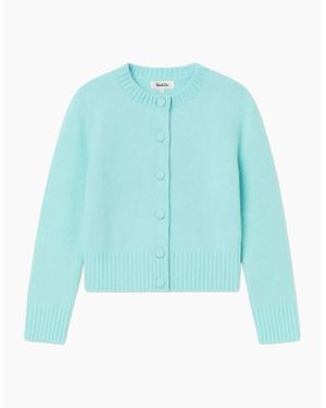 Ro&zo Mint Cardigan With Alpaca - Blue