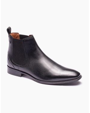 Base London London Ellison Leather Boots - Blue
