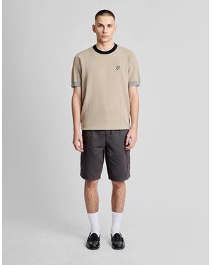 Lyle & Scott Cotton Cargo Shorts - Natural