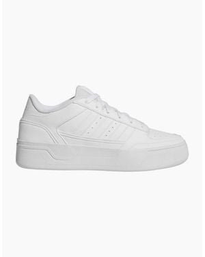 adidas Break Start Bold Low Top Trainers - White
