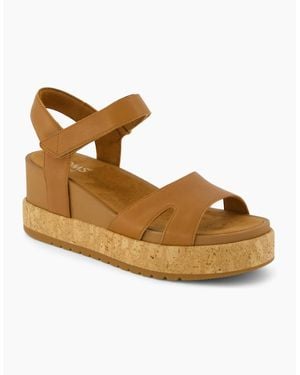 TOMS Alana Wedge Sandals - Brown