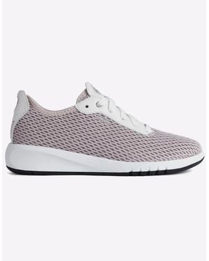 Geox Aerantis Trainers Antique Rose - Grey