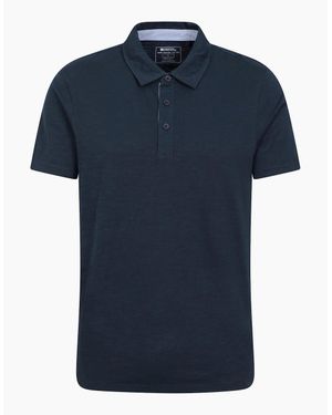 Mountain Warehouse Hasst Ii Organic Polo Shirt - Blue