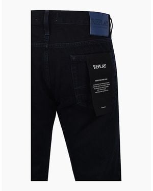 Replay Aideen Jeans Dark Denim - Blue