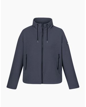 Regatta Ladies Ashlynn Knitted Fleece Jacket - Blue