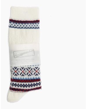 Anonymous Ism Snow Links Jq Crew Off Socks - White