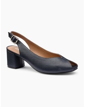 Hotter Studio Wide Fit Court Shoes - Blue