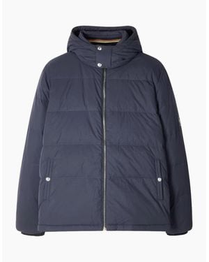 Paul Smith Hooded Down Jacket 49 Dk - Blue