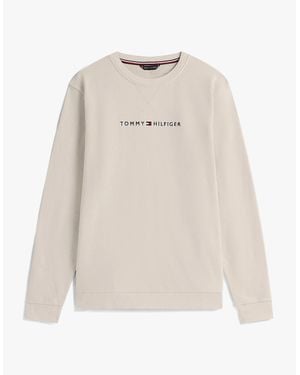 Tommy Hilfiger Track Top Sweatshirts Newsprint - White