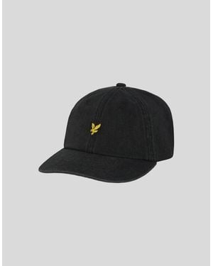 Lyle & Scott Washed Cap - Black