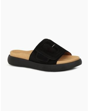 Gabor Adios Sandals - Black