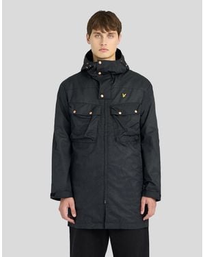 Lyle & Scott Waxed Guard Parka - Grey