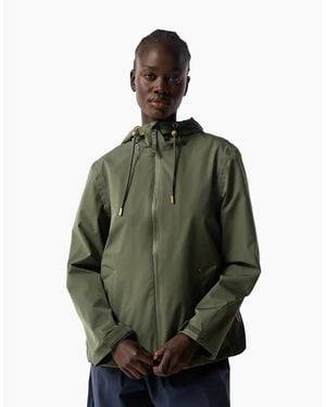 HUNTER Original Lightweight Waterproof Rain Jacket - Green