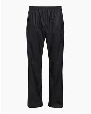 Regatta Pro Packaway Waterproof Breathable Overtrousers - Black
