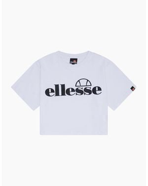 Ellesse Silo Cropped T-Shirt - Blue