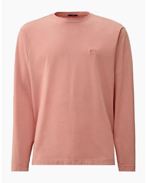 C.P. Company Long Sleeve Tacting T-Shirt - Pink
