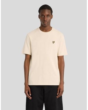 Lyle & Scott Heavyweight Cotton T-Shirt - Natural