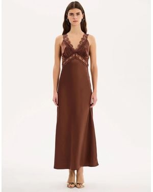 OMNES Aurelia Dress - Brown