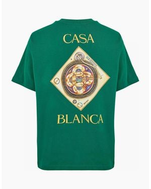 CASABLANCA Turntable T-Shirt - Green