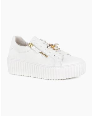 Gabor Dotcom Trainers - White