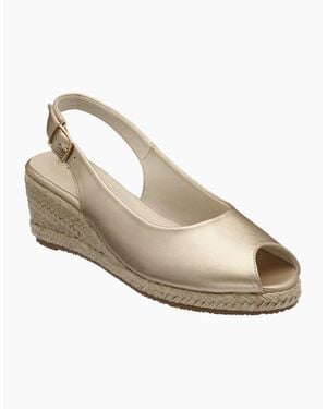 Lotus Gabriella Wedge Sandals - Metallic