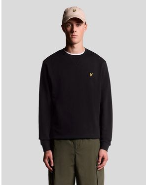 Lyle & Scott Cotton Crew Neck Sweatshirt - Black