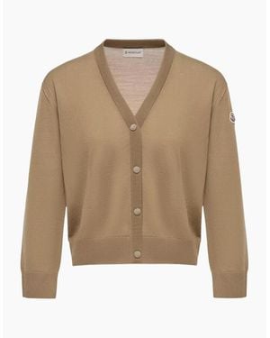 Moncler Hybrid Cardigan - Natural