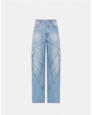 Amiri Panelled Jeans - Blue