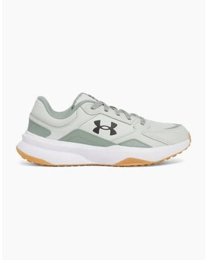 Under Armour Edge Leather Low Top Trainers - Green