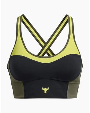 Under Armour Hg Armour Compression Fit Scoop Neck Sports Bra - Black