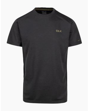 Trespass Garvey Dlx Marl T-Shirt - Black