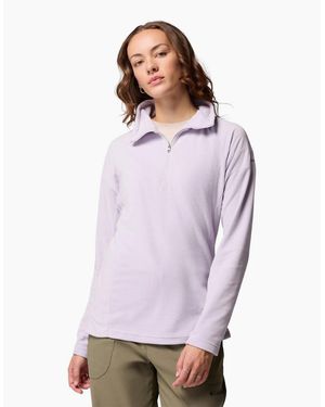 Columbia Glacial Iv 1/2 Zip Fleece Jackets - Purple