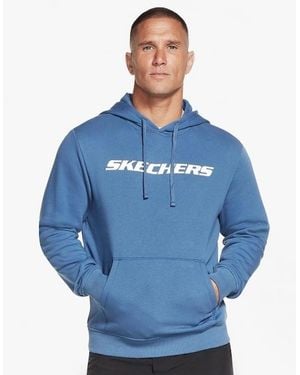 Skechers Mhd12/Blu Heritage Ii Pullover Hoodie True - Blue