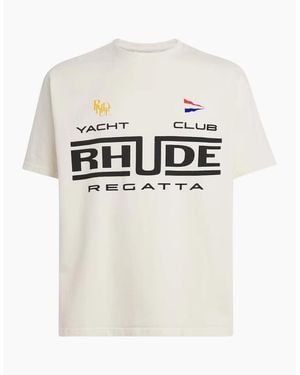 Rhude Regatta Yacht Club T-Shirt - White
