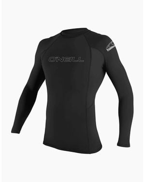 O'neill Sportswear Basic Skins Long Sleeve Rash Vest - Black