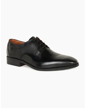 Base London Dome Classic Leather Shoes - Black
