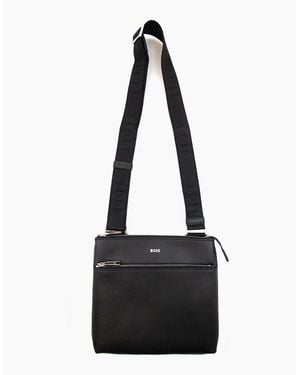 BOSS Zair S Z Signature Stripe Logo Detail Bag 001 - White