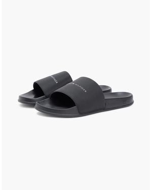 Tommy Hilfiger Core Th Pool Sliders - Black