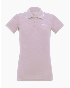 Regatta Ladies Remex Ii Polo Neck T-Shirt - Purple