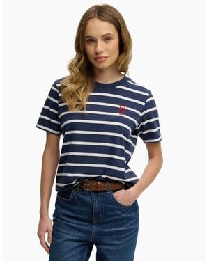 Superdry Heritage Hamptons Short Sleeve T-Shirt - Blue