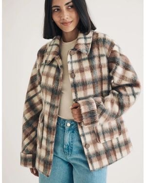 Nobody's Child Pkt Detail Relaxed Fit Long Sleeve Shirt - Brown